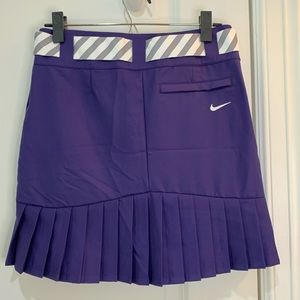 Nike Tour Performance Dri-Fit Pleated Golf Skirt Purple Size 2